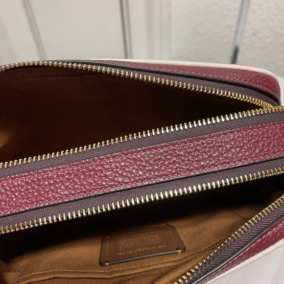 Coach Jes Crossbody in Pink Color block with Matching Wallet - Picture 8 of 14